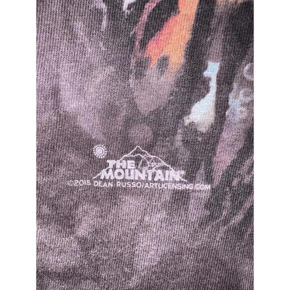 The Mountain Dean Russo Art 2015 T-Shirt Colorful Lion Graphic Print Size S - Picture 6 of 9